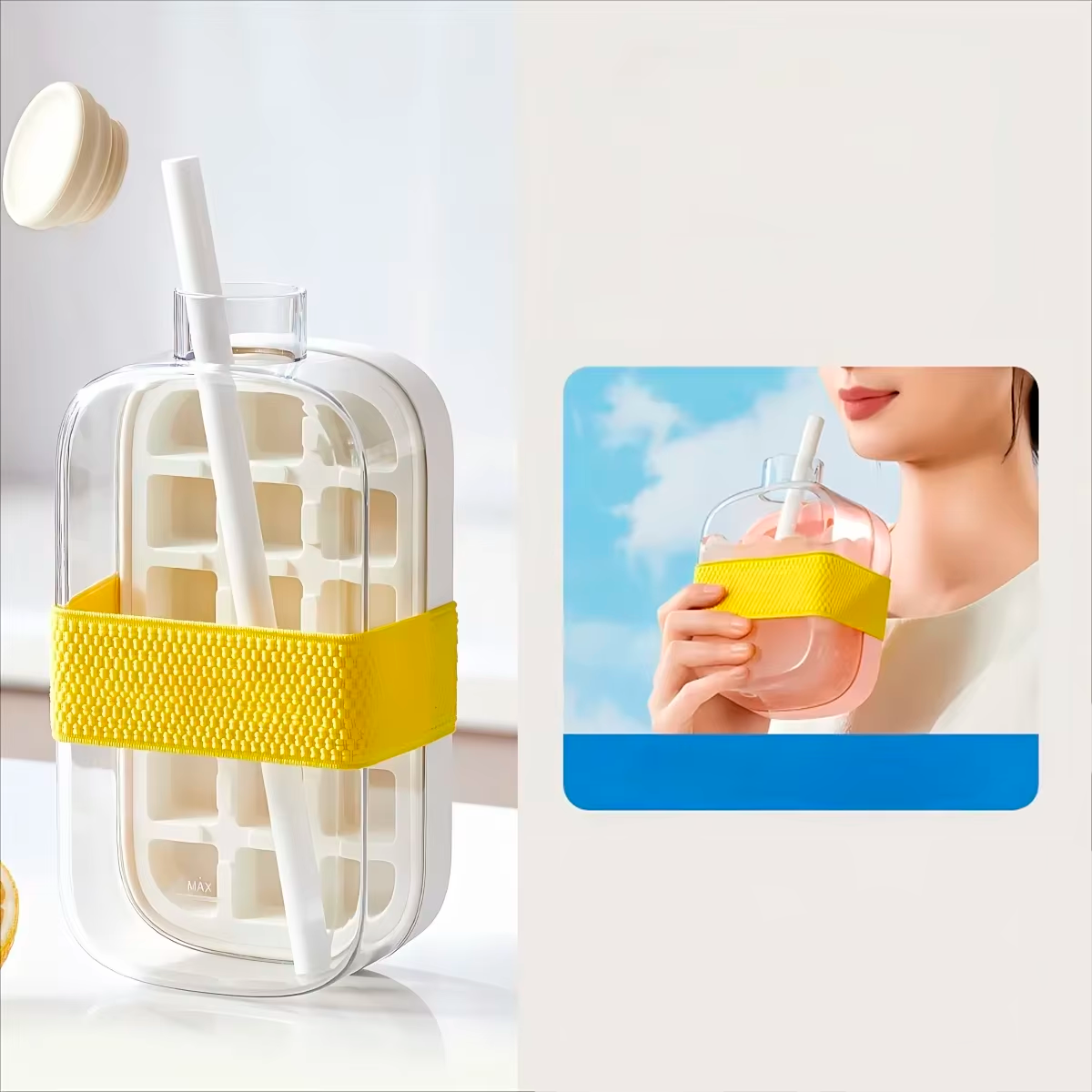 IcePop 2-in-1 Portable Ice Bottle